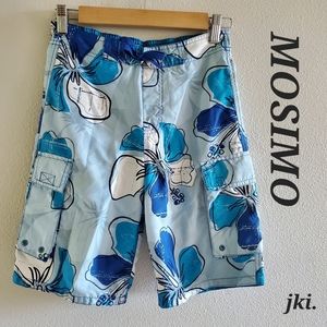 Mossimo Boys Swim Shorts Blue size: M
